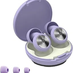 bcnjepin Earplugs for Noise Cancelling, Silicone Ear Plugs for Sleeping, Swimming, and Studying, Purple Earplugs for Noise with 4 Ear Tips (XS/S/M/L), 45dB Noise Reduction, Unisex Design-picture-10