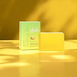 Ubab Handcrafted Premium Bathing Bar I Pack of 2 I Lemon I 120 g each I Infused with Lemon Peel Essential Oil & Vitamin E I Oil-Control-Toning I SLS Free-Paraben Free I Antioxidant Properties-picture-19