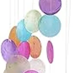 CALANDIS Handmade Colorful Shell Wind Chime Windbell Pendant for Patio Home Decor-picture-15