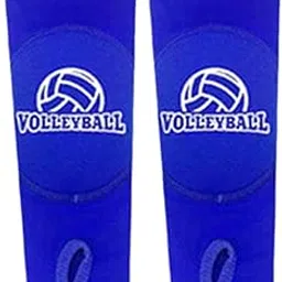 MERISHOPP 2 Pieces Volleyball Arm Sleeve Gloves Arm Sleeve for Running Work Basketball Blue|Sporting Goods|Team Sports|Basketball|Clothing, Shoes & Accessories|Protective Gear-picture-13