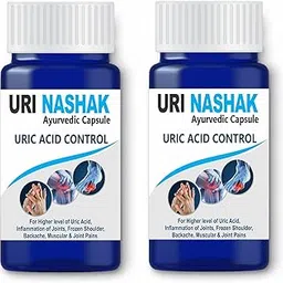 Uri Nashak Ayurvedic Capsule | Controls High Uric Acid, Joint Pain Problems, Cleanses Uric Acid (60 capsule x 3 Bottles= 180 capsule) | Mfd. by Dr. Asma Herbals Since 1972-picture-27