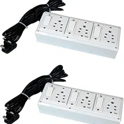 PRAKASH Leo 6 Amp Socket Extension Board with 3.6m Cord – Independent Switches,& 3 Plugs for Versatile Appliance Support (6 amp 3 Switchs, Pack of 2)-picture-30