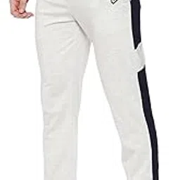 mark louiis Track Pants for Men: Regular Fit Cotton Blend Lower with 2 Side Zipper Pockets, Back Pocket - Your Go-to for Running, Gym, and Comfortable Style.-picture-27