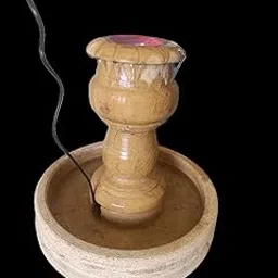 RM 1.5ft Sandstone Marble 1 (Tank) Layer Fountain | Small Size Water Fountain for Indoor Placement by Mahaveerstonecollection Fountain-picture-27