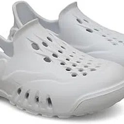 feel time Men’s Lightweight EVA Slip-On Clogs | Comfortable Outdoor Garden & Beach Sandals | Breathable Waterproof Casual Shoes for Men Grey image 1