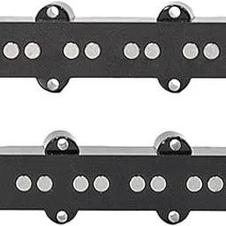 MERISHOPP® 2 Pieces Black 4 String Bass Pickup Open Style Vintage Alnico Pickup Set |Musical Instruments & Gear | Guitars & Basses |2 Pieces 4 String Bass Pickup-picture-27
