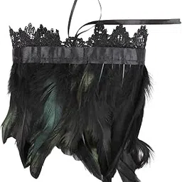 bnf Shoulder Wrap Cape Necklace Fashion Artificial Feather for Cosplay Show Prom-Clothing Shoes & Accessories - Womens Accessories - Scarves & Wraps-picture-45