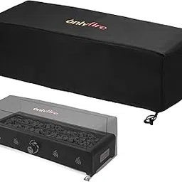 Onlyfire Fire Pit Cover, 28 Inch Tabletop Fire Pit Cover Rectangular UV Resistant and Waterproof Firepit Table Cover for Outdoor Propane Fire Pit, 28.7x9.2x7.7 inch-picture-18