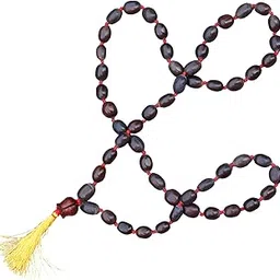 NRSON® Kamal gatta Knotted Japa Mala 54+1 Beads with Red Sandalwood Lotus Flower Lotus Seeds Kamal Gatta Mala for Japa, Laxmi Pooja and Wearing-picture-14