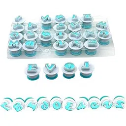 36PC Alphabet Letters Number Push Cutters Fondant Cookie Tools Cake Mold Set-picture-21