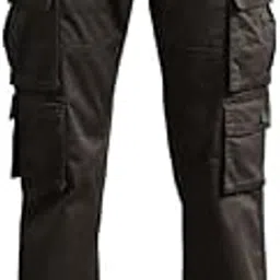 beevee Men’s Relaxed Fit 9-Pocket Cargo Pants with Belt | Solid Cotton Casual Utility Trousers for Travel, Work & Everyday Wear-picture-33