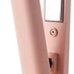 THE STYLE SUTRA Hair Straightener 2 in 1 Design Mirror Heating Plate USB Charging for Travel Pink-picture-14