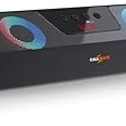 CALL MATE 20W Audioloaf Wireless Bluetooth Soundbar with 10Hrs Playtime, in-Built 2 Subwoofers & Speaker, FM Radio, RGB Lights, LED Display (Black, Stereo Channel)-image-55
