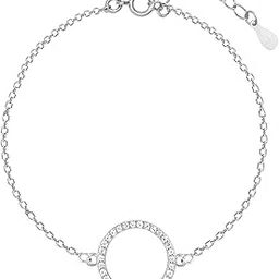 925 Silver Forever Valentine Bracelet, Adjustable | Gifts for Women and Girls | With Certificate of Authenticity and 925 Stamp | 6 Months Warranty*-image-2