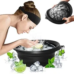 7Seas Foldable ice Bowl with Built in Ice Tray – Silicone Facial Ice Bath for Shrinking Pores, Boosting Circulation, Cold Plunges, Facial Glow, Skin Care | Collapsible Face Ice Therapy Bowl – 1Pcs-picture-18
