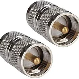 3AN Telecom RF coaxial Coax Adapter UHF Male to Male PL-259 Connector 1PCS image 1
