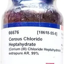 SRL Cerous Chloride Heptahydrate extrapure AR, 99%, 100GM, CAS: 18618-55-8, Molecular Formula : CeCl3.7H2O, Storage: Room Temperature, Shelf Life: 60 Months for laboratory and industrial use-picture-26