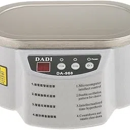 SDR Professional Metal LCD Ultrasonic Cleaner Machine for Denture Eyeglass Jewelry Watch Circuit Board Parts Cleaning 30W/50W 600ml 40KHz-picture-14