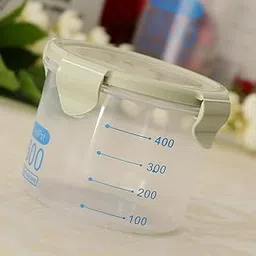 Merishopp Cereal Container Storage Containers Flour Container Keeper Green 600ml-image-12