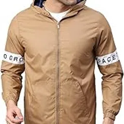 dennis lingo Polyester Regular Fit Full Sleeves Men's Panelled Shell Jacket with Pockets - Lightweight Casual Winterwear for Men-picture-31