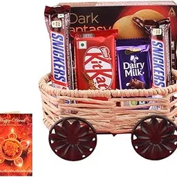 SFU E Com Crunchy And Nutty Blast Chocolate Hamper| Diwali Chocolate Gift | Premium Diwali Greeting Card with Chocolate Hamper | Chocolate Gift Hamper | 1432-picture-20