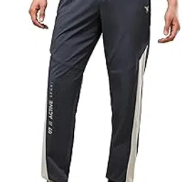 Mens Woven Regular Fit Solid Jogger for Activewear, Regular Use, Stretchable with Anti-Microbial, Quick Dry and SPF50+-image-64
