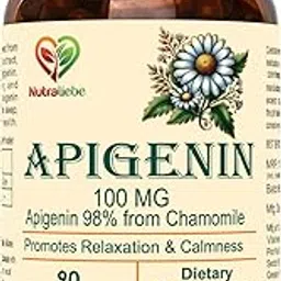NutraLiebe Apigenin 100 mg – Chamomile Extract Supplement – Natural Sleep & Anxiety Support – Non-GMO, Vegan – 90 Veg Capsules-picture-13