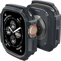 Spigen Rugged Armor for Apple Watch Ultra 3 49mm Case, Ultra 2/1 49mm Durable TPU Cover Case - Dark Gray-picture-59