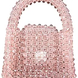 Myra Handcrafts Crytal Bags for Women - Handmade Pearl Handbags/Purses for Women/Girls Stylish Trendy Ethnic Fashion Crystal Beaded Bags - Evening Gifting Mini Bag/Handbags for Women.-picture-52