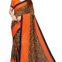 yashika Georgette Women Saree image 1