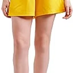 Women's Comfort Loose Fit Above Knee Flat-Front High Rise Solid Regular Shorts-image-15