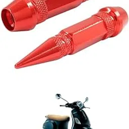 LOVMOTO Universal 2PC Spiked Aluminum Stem Valve Caps Dustproof Tire Wheel Stem Caps for Cars,SUVs,Trucks Bicycles and Motorcycles Comfortable with VES-pa-picture-20