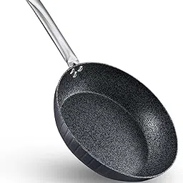 Prestige Durastone Hard Anodised 6 Layer Non-Stick Fry Pan 24 cm, 1.9 Litre|Black|Non-Stick Coating|Stainless Steel Stay Cool Handles|Induction & Gas Compatible|2 Years Warranty-picture-25