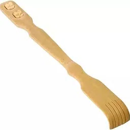 Anvika Wooden Back Scratcher/Itcher Stick with Double Ball Massager | Natural Bamboo Body Relaxation Tool for Back, Neck & Shoulder Massage | Stress Relief Stick for Men & Women-picture-10