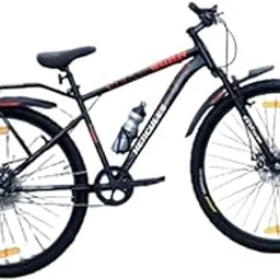 Hercules Blackburn Cycle in 27.5T Wheel Size with Dual disc Brakes with Front Suspension Fork in Integrated Carrier in Water Details Stickers for Age Group 13+ Road Bike-picture-17