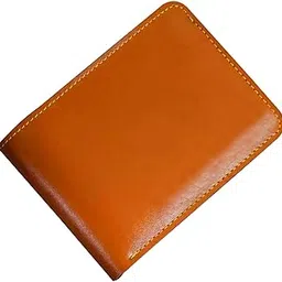 Mens Leather Wallet For Man, Pu, Tan Colour, Pack Of 1 image 1