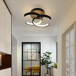 Glowave® Black Profile Light Round Ceiling Lamp Light for Kitchen, Bar, Malls, Living Room - Tricolour (White, Warm White, Natural White) (CY-2101)-picture-34