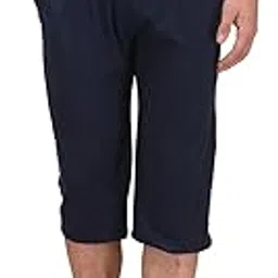 alfa Mens Cotton Three Quarter Capri Shorts with Mobile Deep Pockets | Three by Fourth Half Pant-picture-24