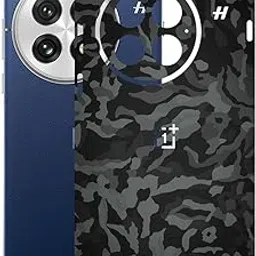 AtOdds Mobile Skin Sticker Wrap | Compatible for ONEPLUS 13 (5G)| Scratchproof Matte Finish | Full Coverage for All Sides & Camera Protection (Black Camo)-picture-29