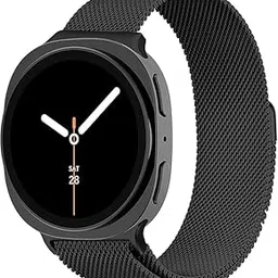 Meyaar Metal Band for Samsung Galaxy Watch 8 Band 40mm 44mm/8 Classic 46mm Women Men,Mesh Magnetic Stainless Steel Strap for Samsung Galaxy Watch 8 Bands 44 mm 40 mm/8 Classic 46 mm-image-69