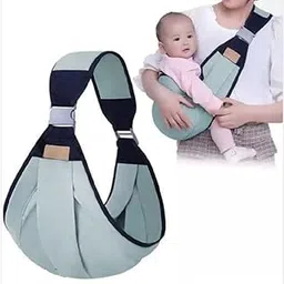 The Modern Trend-One-Shoulder Baby Carrier Mother's Lap Sleeping: Adjustable Hip Wrap with Mesh & Cotton Fabric for Newborns, Half Wrap Hip, Adjustable, Lightweight Cotton, Baby Sling Carrier (Green)-picture-36