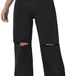 kotty Women High Rise Loose Jeans-picture-17