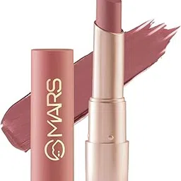 MARS Creamy Matte Long Lasting Lipstick for Women | Creamy Lipstick | Single Swipe Application | Smooth & Light Weight (3.2 gm) (11-Aerial Awe) image 1