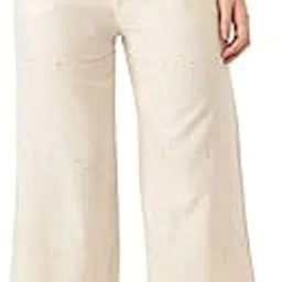 feranoid Beige Bliss Chicken Embroidred Cotton Regular Fit Palazzo-picture-11