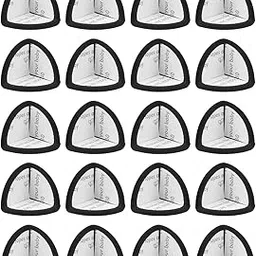 20pcs Desk Corner Protector, Safety Silicone Furniture Guard for Table Corners, Carton Corners, Range Hoods (Black)-picture-15