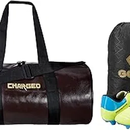 Charged Sports Bag Adena Brown With Gowin Football Shoe Destroyer Cyan Size-7-image-88