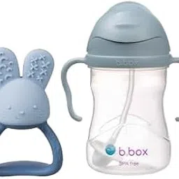 b.Box Chill Fill Teether + Sippy Cup 240ml (Blue) – Rakshabandhan Gift Set for Kids | BPA-Free Teether & Sipper Combo for 3m+ | Easy Grip, Leak-Proof | Pack of 2-picture-37
