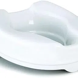 PREQURE 6-Inch Raised Toilet Seat for Commode | Comfortable and Supportive Bathroom Aid for Elderly & Patients | Easy to Install | White | Pack of 1 | Commode Shower Chair Attachment-image-54