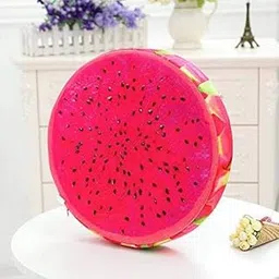 Fruit & Cartoon Pillows – Soft Plush Decorative Cushions for Kids & Adults | Cute Fruit Shape & Cartoon Design Throw Pillows for Bed, Sofa, Car & Home Décor (Dragon Fruit)-image-21