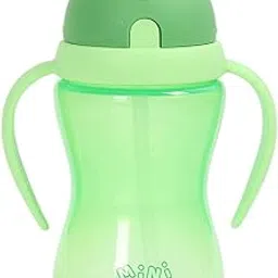 miniklub Baby Straw Sipper Cup Bottle with Handle - 300Ml-image-18